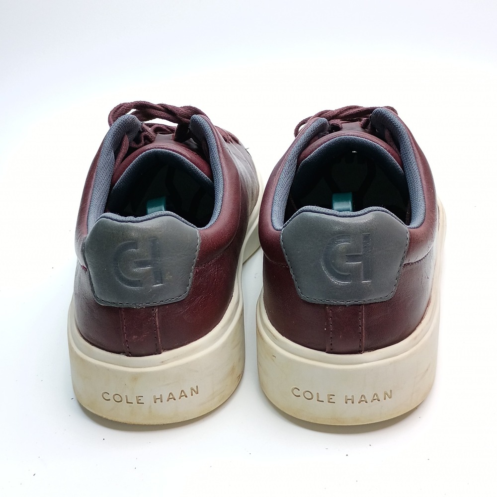 Cole Haan Grand Crosscourt II Mens Burgundy Leather Sneakers C27494 Size 9.5 M - Picture 4 of 11